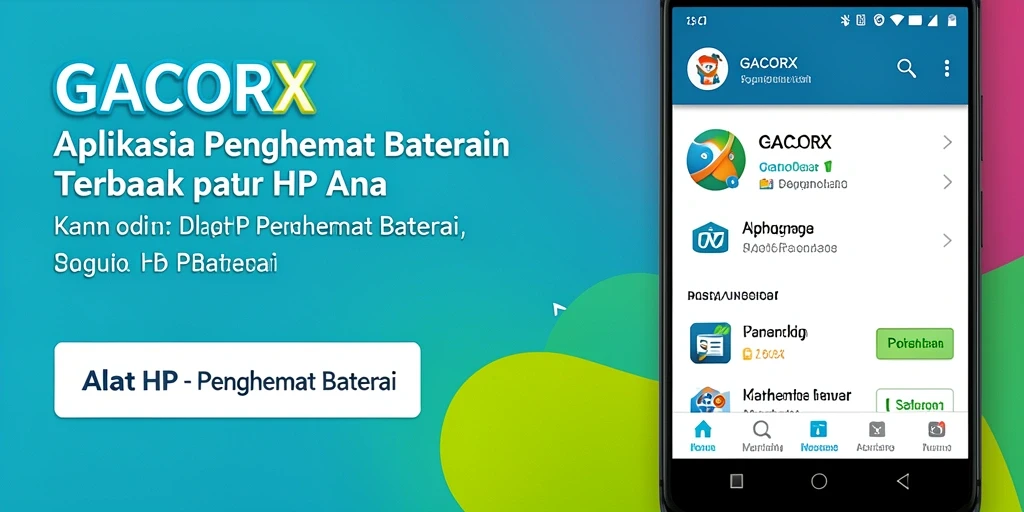 Tampilan antarmuka GACORX yang intuitif dan bersih.