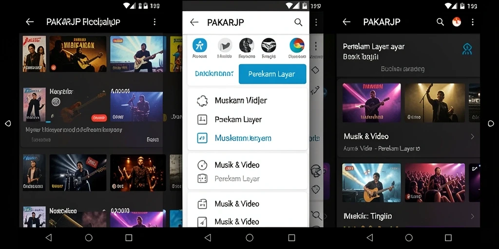Antarmuka PAKARJP saat merekam layar dengan fitur lengkap.