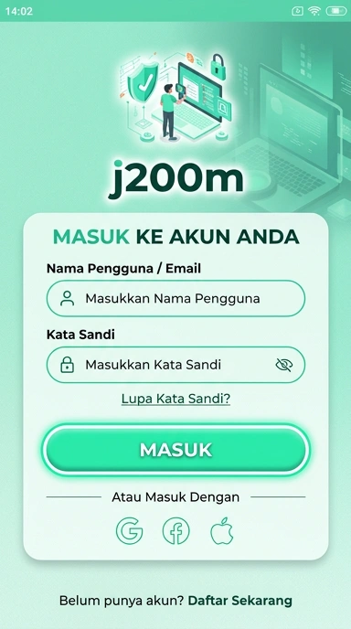Masuk ke Akun j200m dengan Mudah
